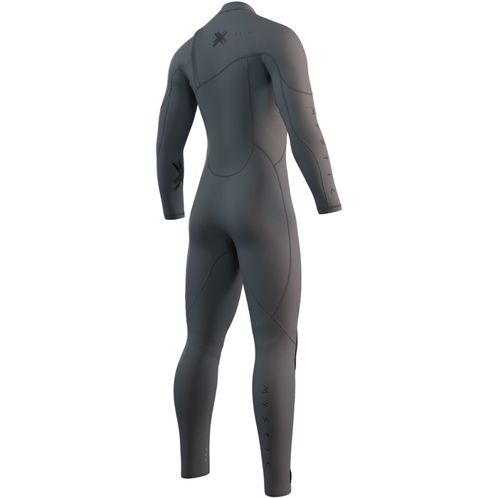 2022 Mystic Mens The One 4/3mm Zip Free Wetsuit 35000220008-802 - Dark Grey